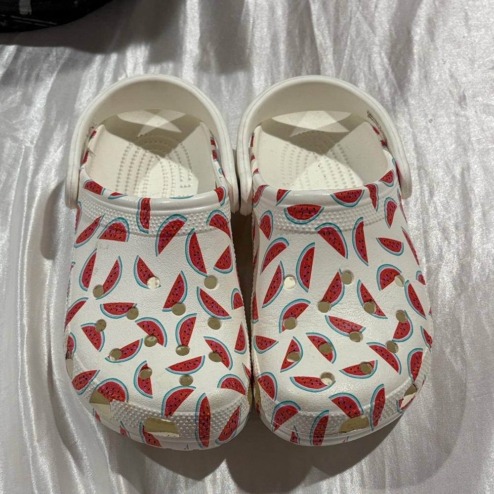 Watermelon Print Crocs